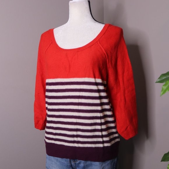 American Eagle Outfitters Sweaters - American Eagle Striped Wool Thin Knit Sweater